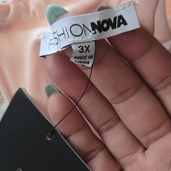 Keep Your Shine Sequin Mini Dress - Blush Pink NWT SZ 3X - Picture 6 of 6